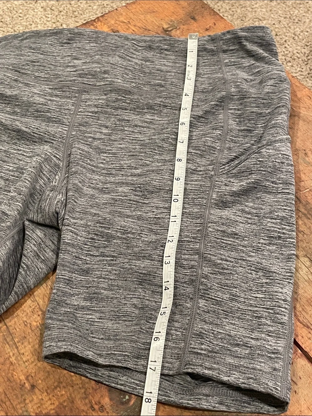 torrid Heathered Charcoal Bike Shorts L49 - Picture 10 of 11